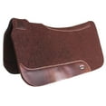 thumbnail image 1 of Horse SADDLE PAD Western Contoured Wool Felt Moisture Wicking Brown 39RT06BR, 1 of 2