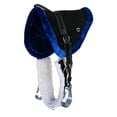 thumbnail image 1 of Horse SADDLE PAD Western Suede Leather Bareback PAD Stirrups 39151, 1 of 2