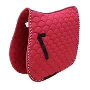 Horse Saddle Pad English Quilted Contoured All-Purpose Trail Maroon 72TS02MR