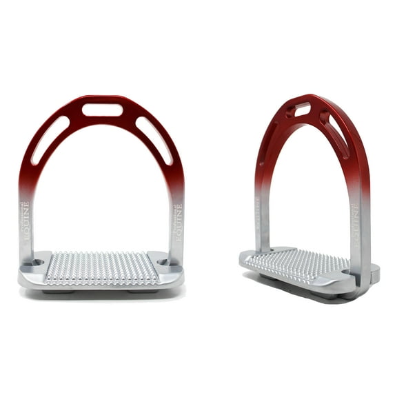 Horse Saddle Stirrups English Lightweight Aluminum 51114RD