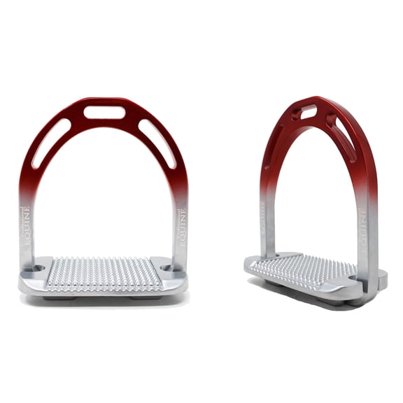Horse Saddle Stirrups English Lightweight Aluminum 51114RD