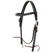 Horse Saddle Tack Bridle Western Leather Headstall 78RT07HB