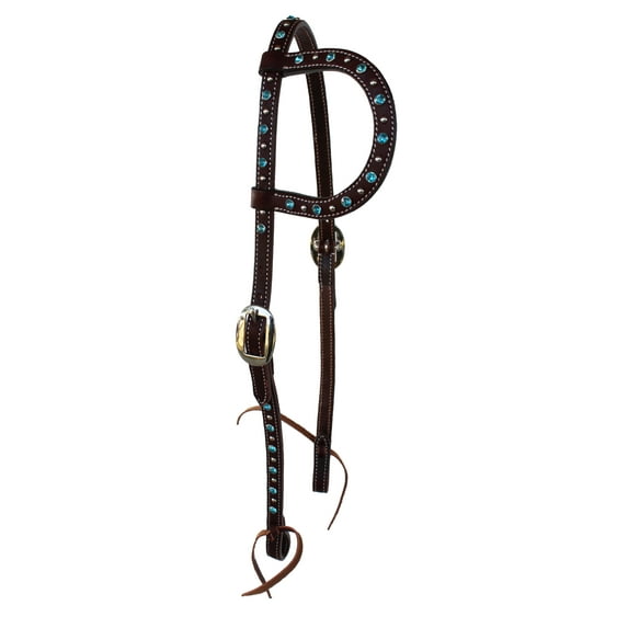 Horse Saddle Tack Bridle Western Leather Headstall 78RT08HA