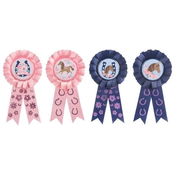 Horse 'Saddle Up' Guest of Honor / Award Ribbons (4ct)