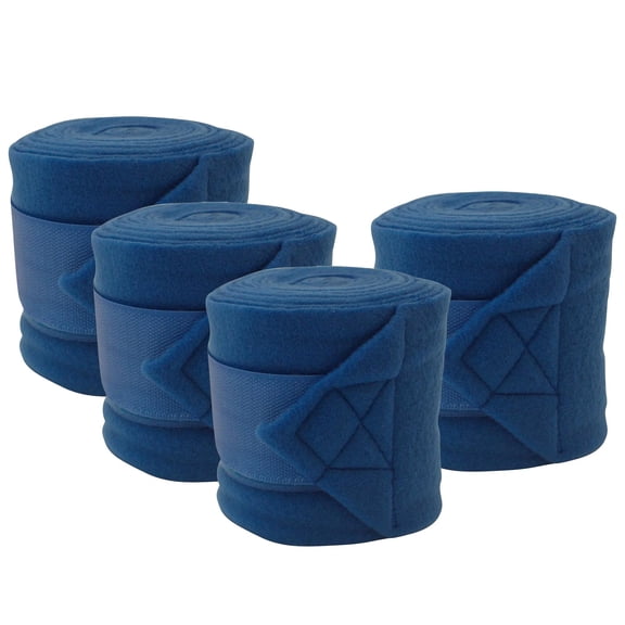 Horse Sense Polo Wraps, 4 Pack, Royal Blue