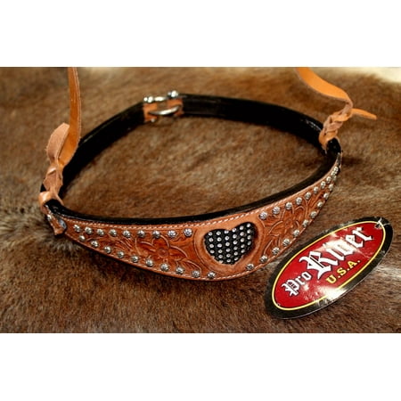 Horse Show Bridle Western Leather Barrel Racing Tack Rodeo NOSEBAND 99156