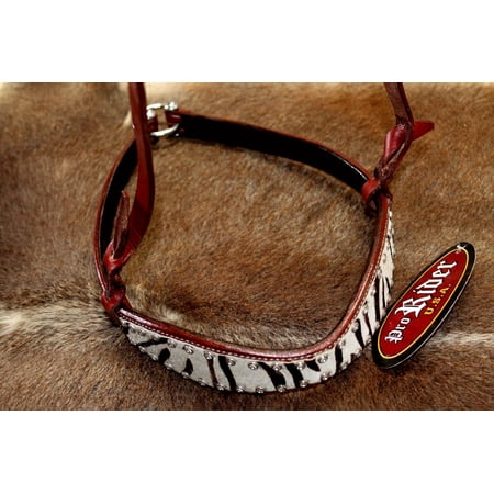 Horse Show Bridle Western Leather Barrel Racing Tack Rodeo NOSEBAND 99175