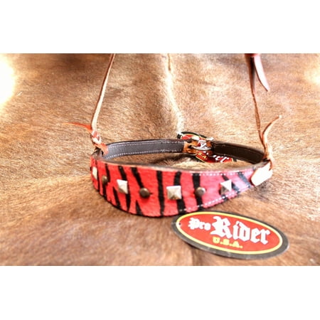 Horse Show Bridle Western Leather Barrel Racing Tack Rodeo Noseband 9953