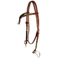 thumbnail image 1 of Horse Show Bridle Western Leather Knotted Beaded Headstall 79118HB, 1 of 1