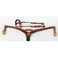thumbnail image 1 of Horse Show Bridle Western Leather Rodeo Headstall Breast Collar 8809A, 1 of 2