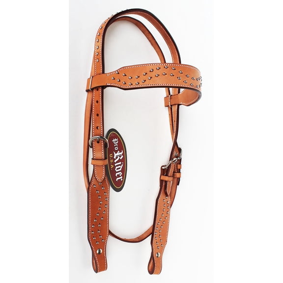 Horse Show Saddle Tack Rodeo Bridle Western Leather Headstall 7839H