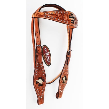 Horse Show Saddle Tack Rodeo Bridle Western Leather Headstall Breast Collar 7828
