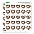 thumbnail image 1 of Horse Silhouette Cowboy Western Heart Shaped Planner Calendar Scrapbook Craft Stickers, 1 of 7