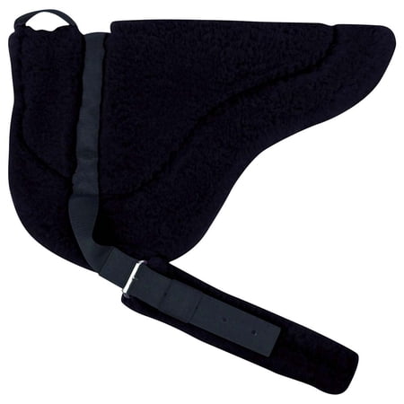 Horse Size Cool Back Standard Bareback Pad Polyester Fiber Black