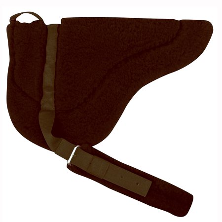 Horse Size Cool Back Standard Bareback Pad Polyester Fiber Brown