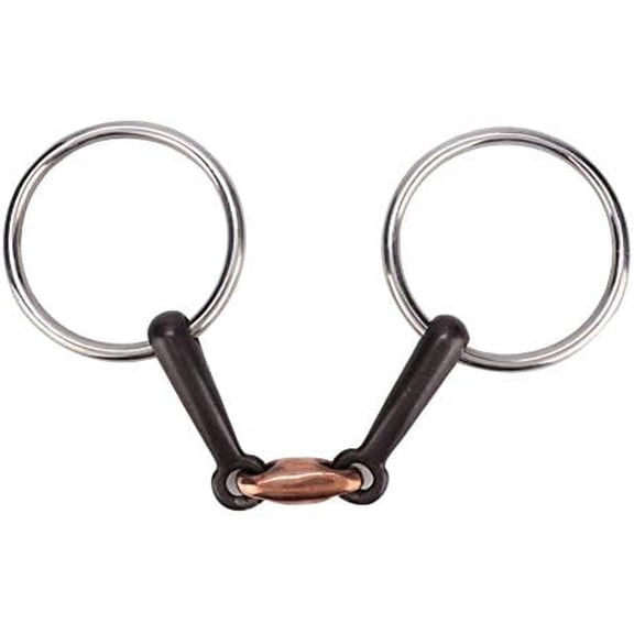 Horse Snaffle Bit, All Purpose Ring Snaffle Bit Easy to Install Stainless Steel Material Horse Mouth Snaffle Bit O Ring (#2)