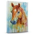 thumbnail image 1 of Horse Sorrel Belgian Canvas Wall Art Animal Decor, Horse Sorrel Belgian Canvas Prints Wild Animal Artwork for Living Room Bedroom Office 190HD659, 1 of 4