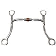 thumbnail image 1 of Horse Stainless Steel Western 5.5" Copper Roller Jointed Mouth Curb Horse Bit 35315C, 1 of 5