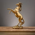 thumbnail image 1 of Horse Statue,Horse Sculpture,Horses Resin Figurine,Animal Collectible Statue for Night Stand & Desk Decor & Home Decor(H), 1 of 5
