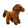 thumbnail image 1 of Horse Stuffed Animal Adorable Horse Charm Soft Horse Plush Toy Festive Accessory Wonderful Christmas Gifts Delightful New Year Gift idea Modern Home Decor Lovely Plush for Adults, 1 of 5