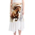 thumbnail image 1 of Horse Stylish Chiffon Beach Skirt for Women - for Your Beach Escapades, 1 of 1