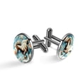 thumbnail image 1 of Horse Stylish Silver Jewelry Cufflink Sets Made of Stainless Steel for Formal Attire - Ideal for Weddings, Banquets, and Business Meetings, 1 of 6