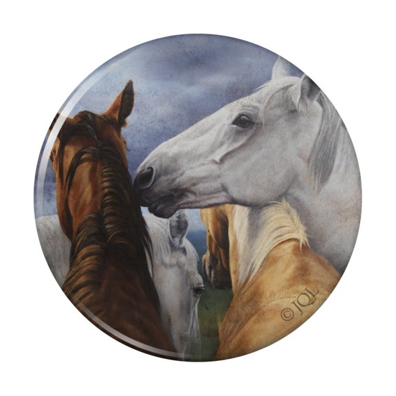 Horse Support Group Pinback Button Pin