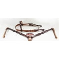 thumbnail image 1 of Horse Tack Bridle Western Leather Headstall Breast Collar 8839B, 1 of 2