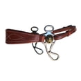 thumbnail image 1 of Horse Tan Leather Padded Comfort Adjustable Training Hackamore w/ Curb 35H64TN, 1 of 3