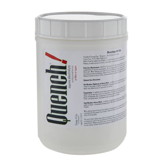 Horse Tech Quench! Electrolyte for Horses  4LB