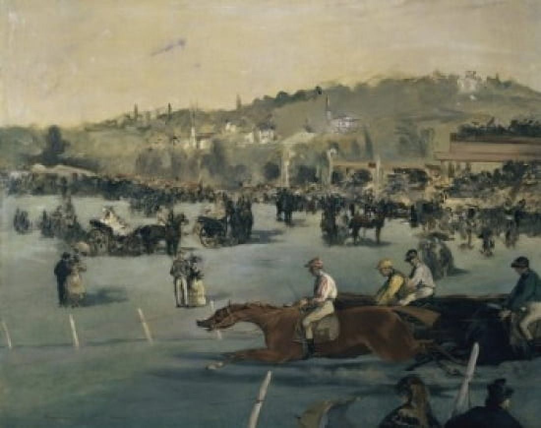 Horse Track (Course de Chevaux) 1872 Edouard Manet (1832-1883French) Canvas Art - Edouard Manet (24 x 36)