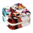thumbnail image 1 of Horse Travel Portable Jewelry Organizer: Square Bracelet Holder, Jewelry Display, and Box for Girls and Women, 1 of 6
