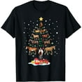 thumbnail image 1 of Horse Tree Christmas Horses Xmas Gifts For Women Girls T-Shirt, 1 of 3