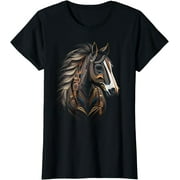Horse Tribal Abstract Art Native American Graphic T-Shirt