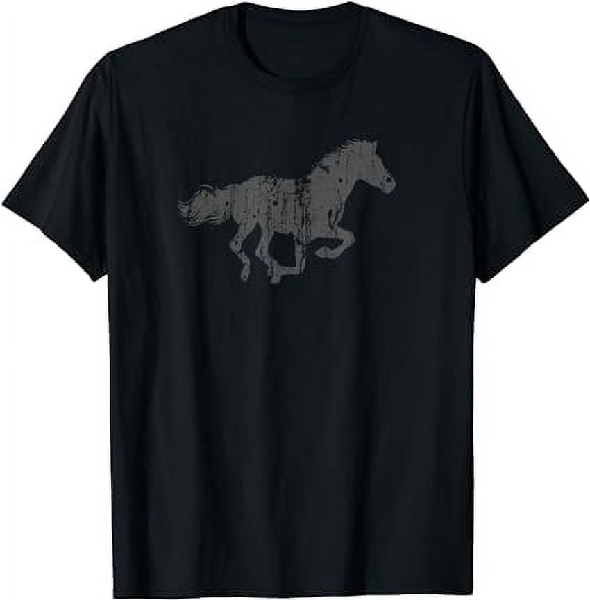 Vintage horse graphic baby tee main image 1