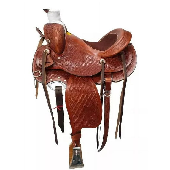 Horse Wade Tree Beautiful Leather Western Saddle.