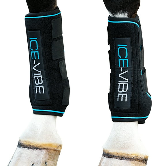 Horse Ware Western Ice-Vibe Front And Hind Legs Sport Boots Black