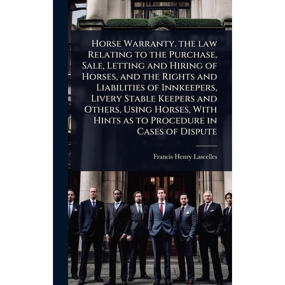 Horse Warranty. the law Relating to the Purchase, Sale, Letting and Hiring of Horses, and the Rights and Liabilities of , (Hardcover)