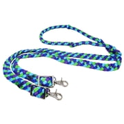 Horse Western 8 Long Nylon Braided 8 Ft. Knotted Barrel Roping Reins Tack 607511