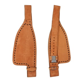 Horse Western Adult Roughout Buckstick Replacement Saddle Fenders 5237BK