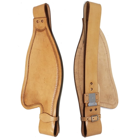 Horse Western Adult Tooled Leather Replacement Saddle Fender Pair 5214TN