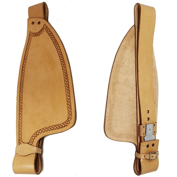 Horse Western Adult Tooled Leather Replacement Saddle Fender Pair 5218TN