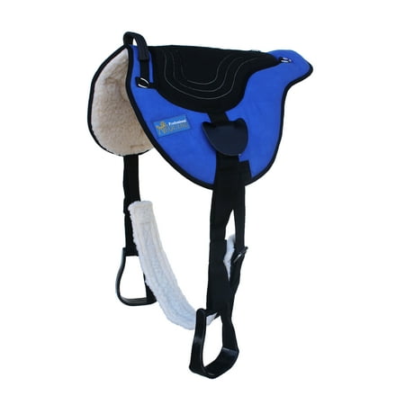 Horse Western Fleece Padded Bareback Pad w/ Cinch Royal Blue 39191RB