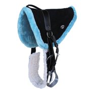 TuffRider Basic Pony Saddle Pad - Affordable Schooling Pad With Diamond Quilting & Flannel Underside