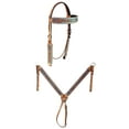 thumbnail image 1 of Horse Western Floral Browband Bridle & Breast Collar Set Turquoise 78FK07B, 1 of 3