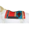 thumbnail image 1 of Horse Western Handwoven New Zealand Wool Contoured Felt Saddle Pad 39225, 1 of 5
