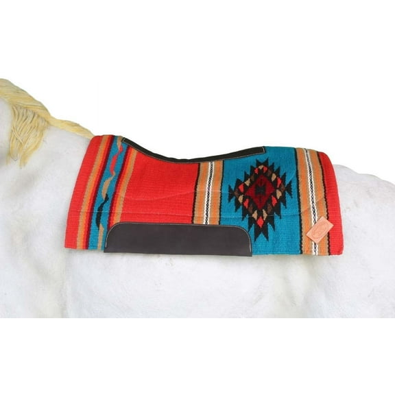Horse Western Handwoven New Zealand Wool Contoured Felt Saddle Pad 39225