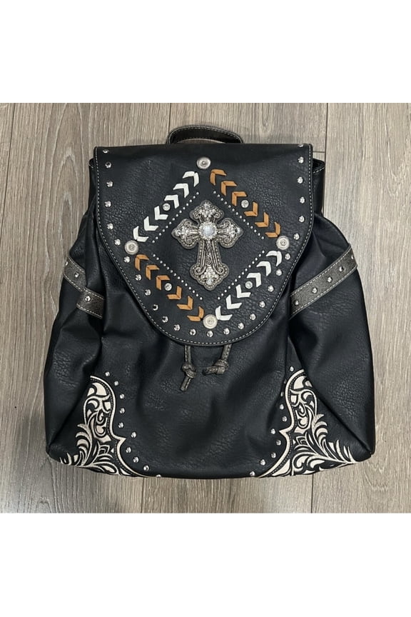 Horse Western Leather Backpack