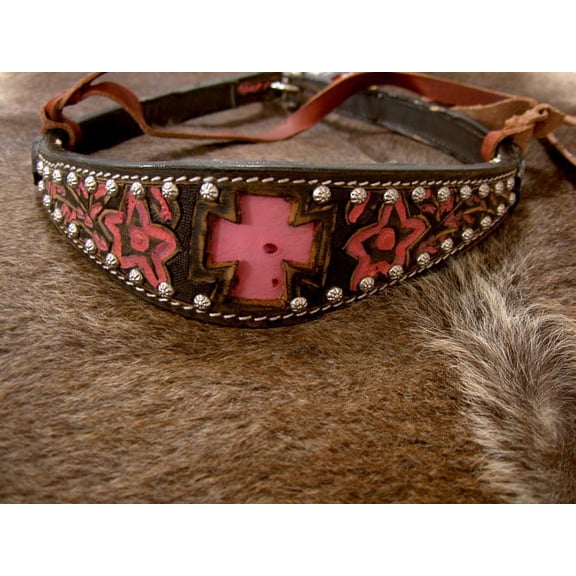 Horse Western Leather Barrel Racing Tack Rodeo Noseband 9999