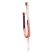Horse Western Leather Basketweave Tooled Floral Rear Flank Saddle Cinch Off Billets 9759A